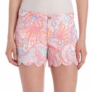Lilly Pulitzer Buttercup Short in Too Much Bubbly print Size 10 RARE